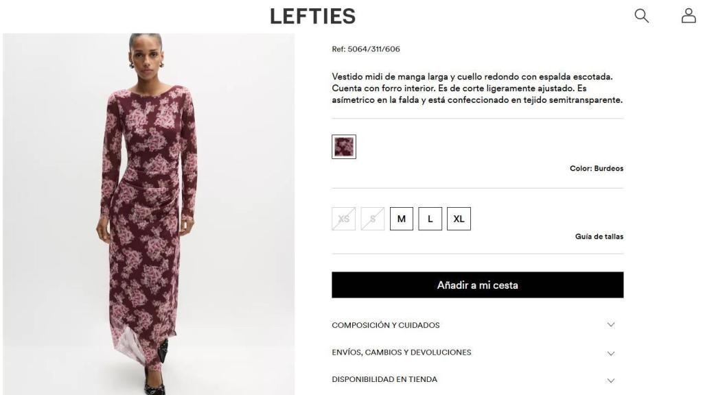 Vestido midi. Ref: 5064/311/606