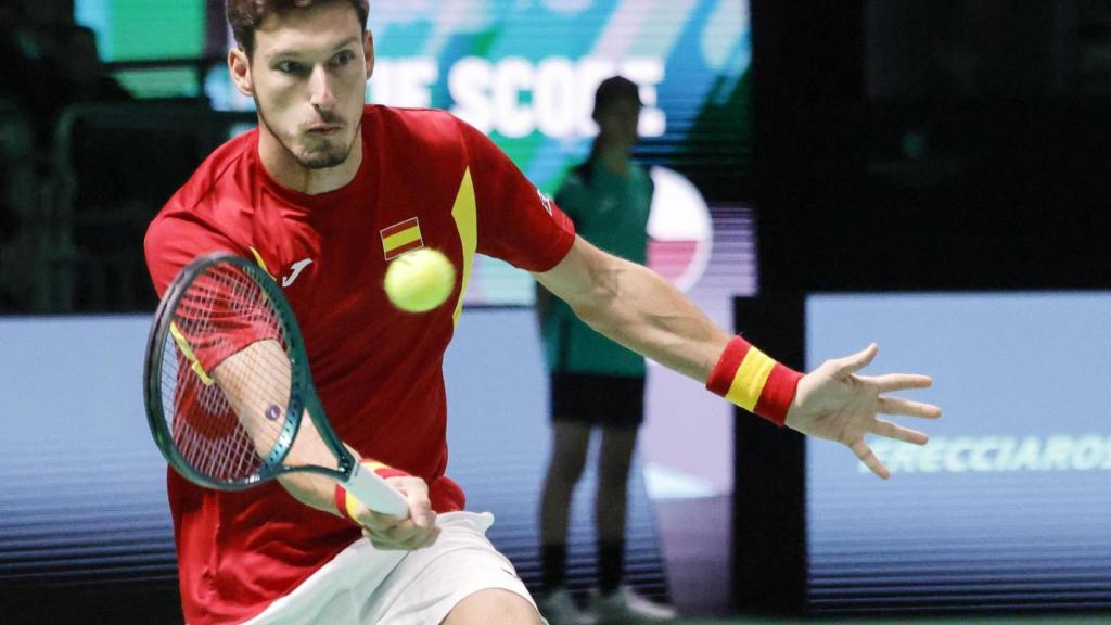 Pablo Carreño, durante las Finales de la Copa Davis 2025