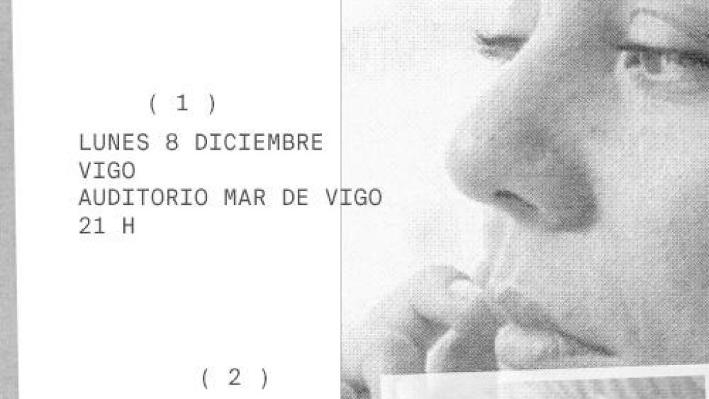 Cartel de la gira 'El cuerpo después de todo' de Valeria Castro