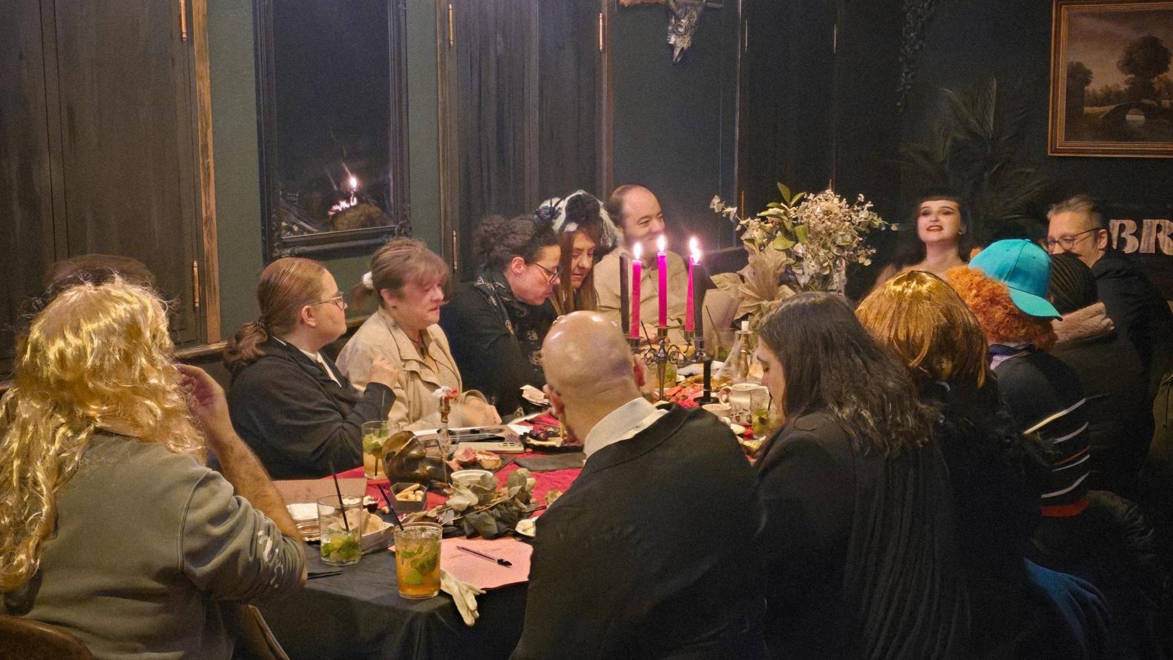 Cena en el bar Bronze de A Coruña.