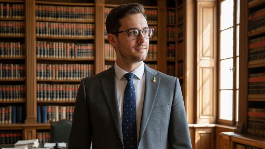 Rafael, abogado, explica que en los inicios “empiezas cobrando menos de la mitad de la media del sueldo”