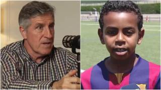 Los hijos de Jordi Roura y Lamine Yamal
