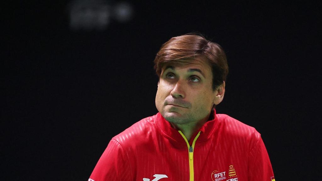 David Ferrer, durante las Finales de la Copa Davis