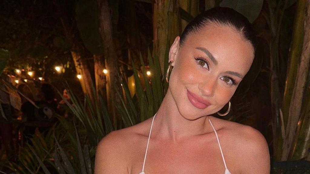 Abril, empresaria, en una foto de sus redes sociales.