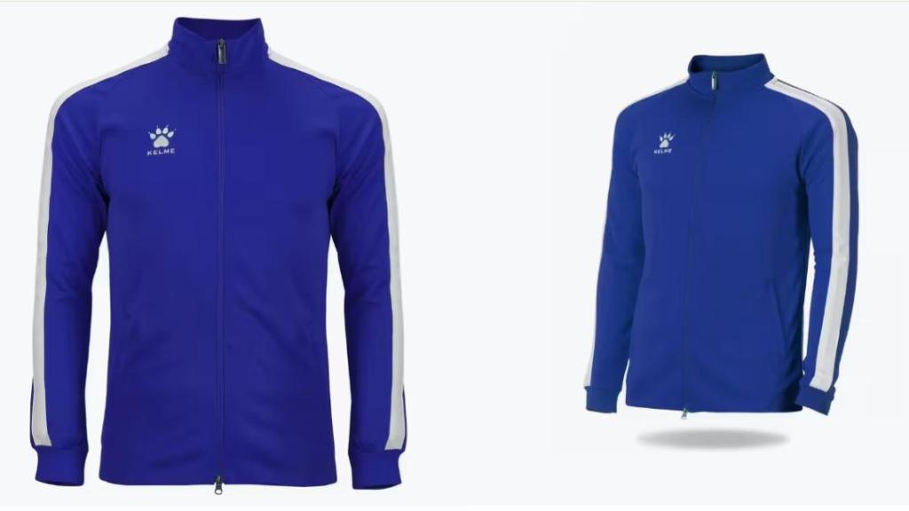 Chaqueta con cremallera.