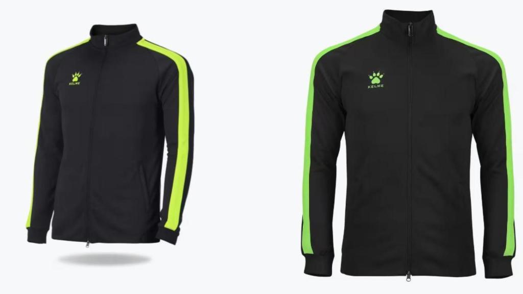 Chaqueta con cremallera.