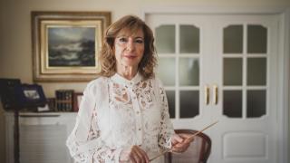 La madrileña abre a Magas las puertas de su casa, en la que incluso tiene su propia sala de ensayo.