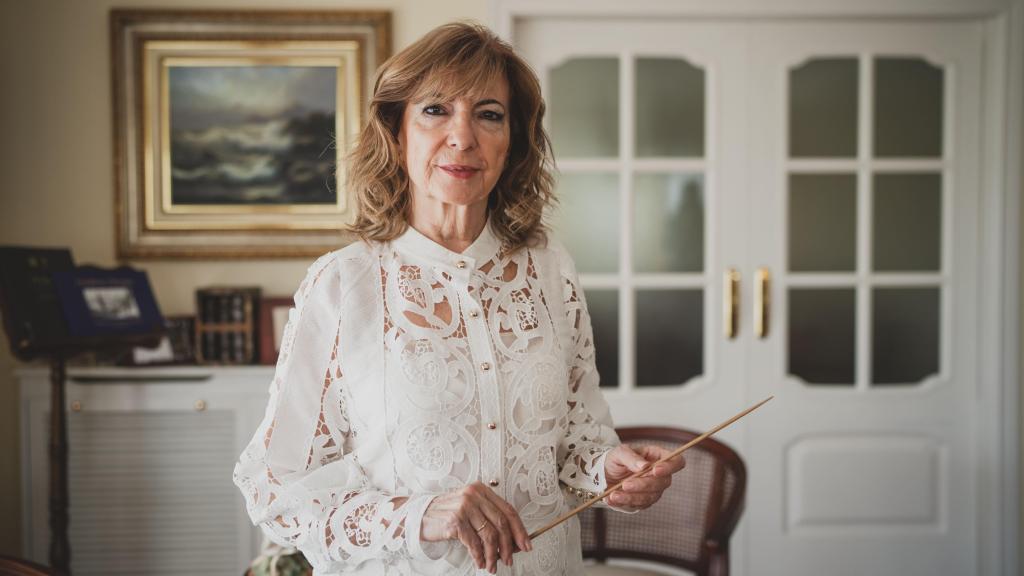 La madrileña abre a Magas las puertas de su casa, en la que incluso tiene su propia sala de ensayo.