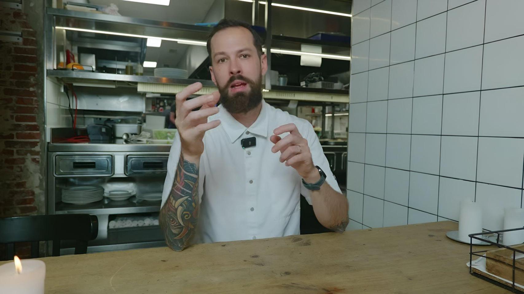 El chef Guillermo Mort.