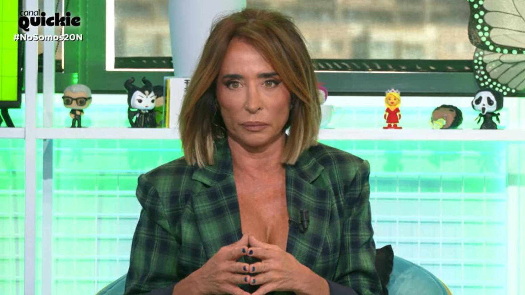 María Patiño, en 'No somos nadie', se pronuncia sobre el despido de Lequio.