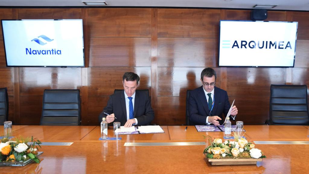 Los presidentes de Navantia y Arquimea