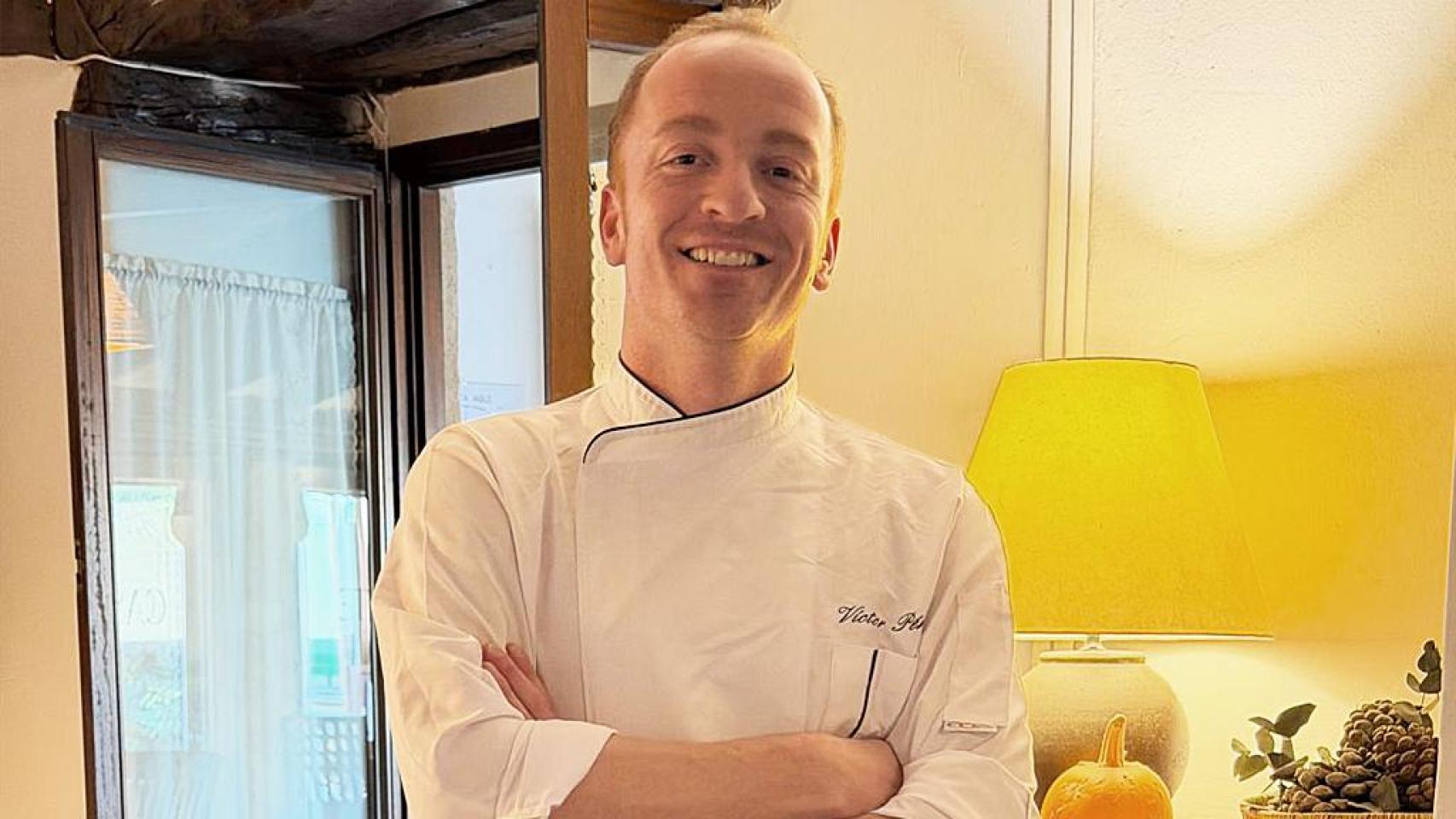 Víctor en su restaurante de Simancas.