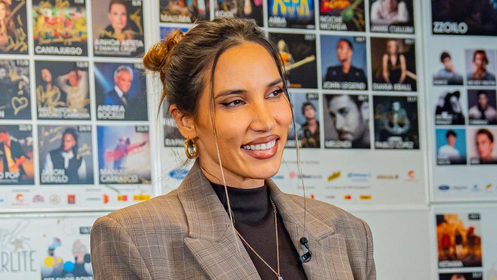 India Martínez promocionando el concierto de Madrid.