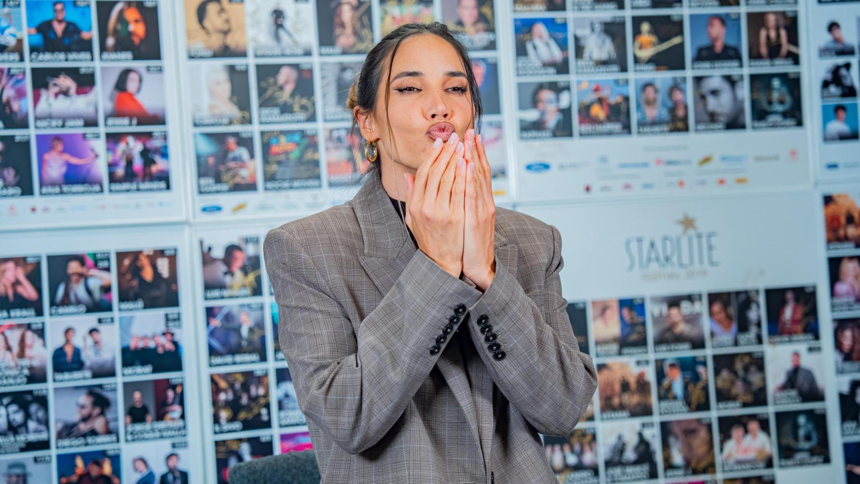 India Martínez, en la promoción del concierto de Madrid.