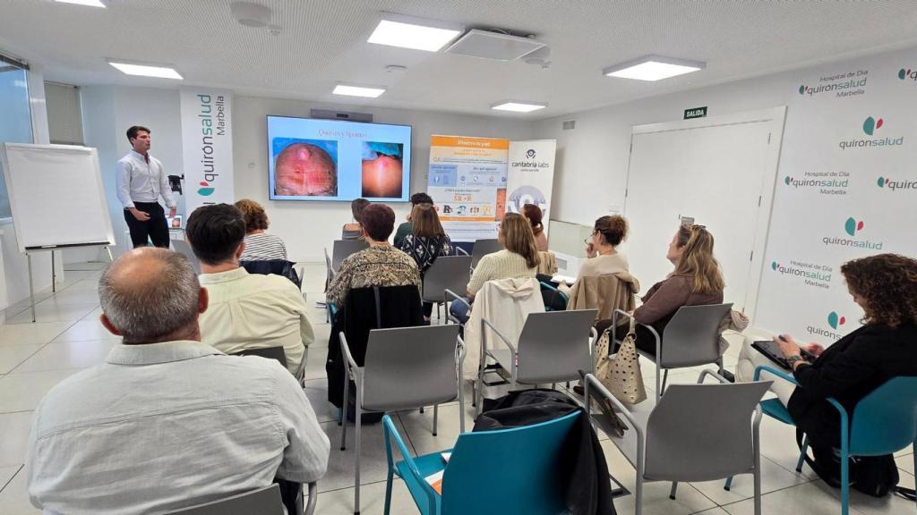 Médicos de familia en el curso de Quirónsalud Marbella.
