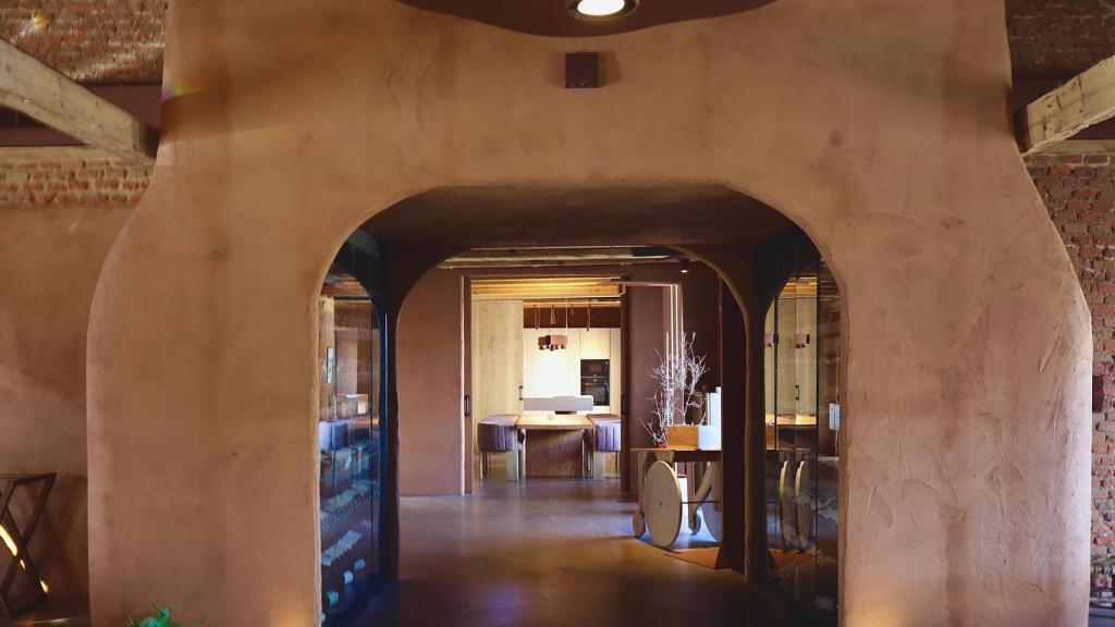 Mesa del laboratorio de Barro.