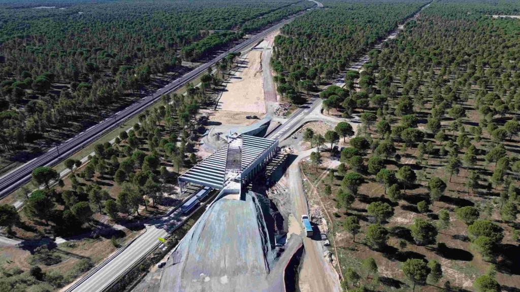 Pérgola sobre la CL-602