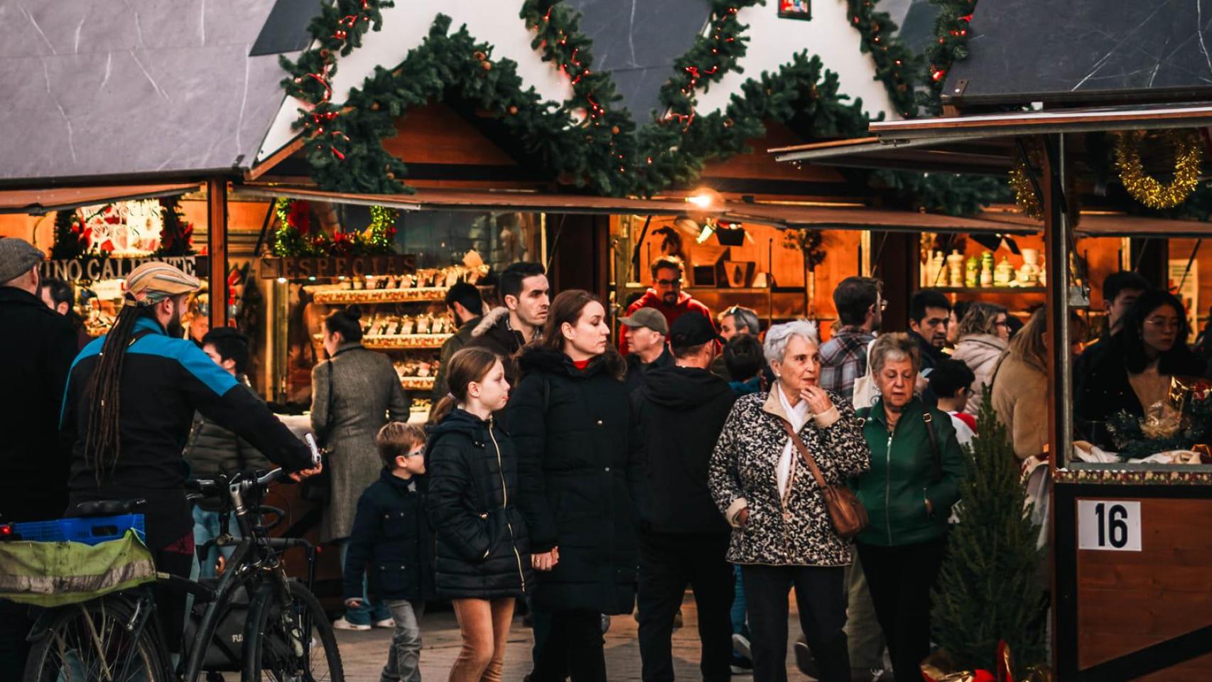 El mercadillo durante las navidades pasadas.