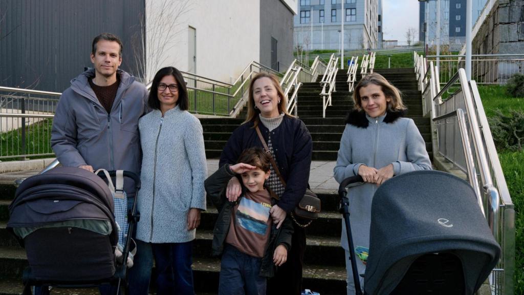 Varias familias de Xuxán