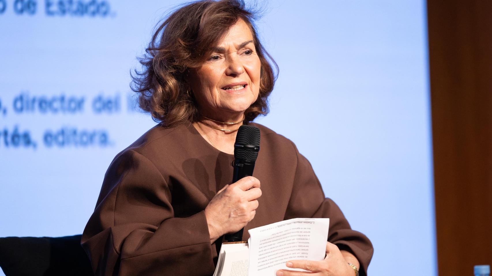 La presidenta del Consejo de Estado, Carmen Calvo.