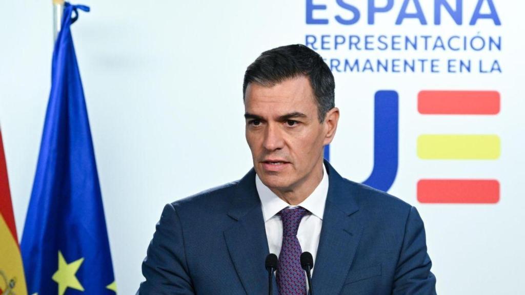 El presidente del Gobierno, Pedro Sánchez, en el día que preguntó quién va a pedir disculpas al fiscal general del Estado.