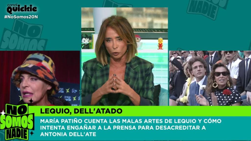 María Patiño comparte su relato en 'No somos nadie'.
