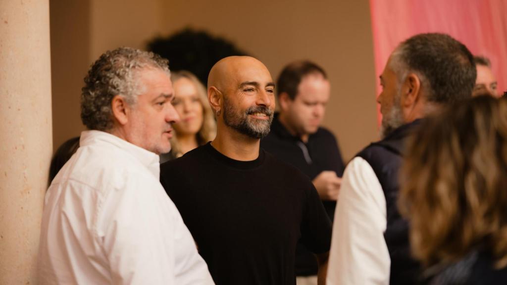 Los chefs Dani Carnero y Benito Gómez, durante la presentación de Michelin en Málaga.