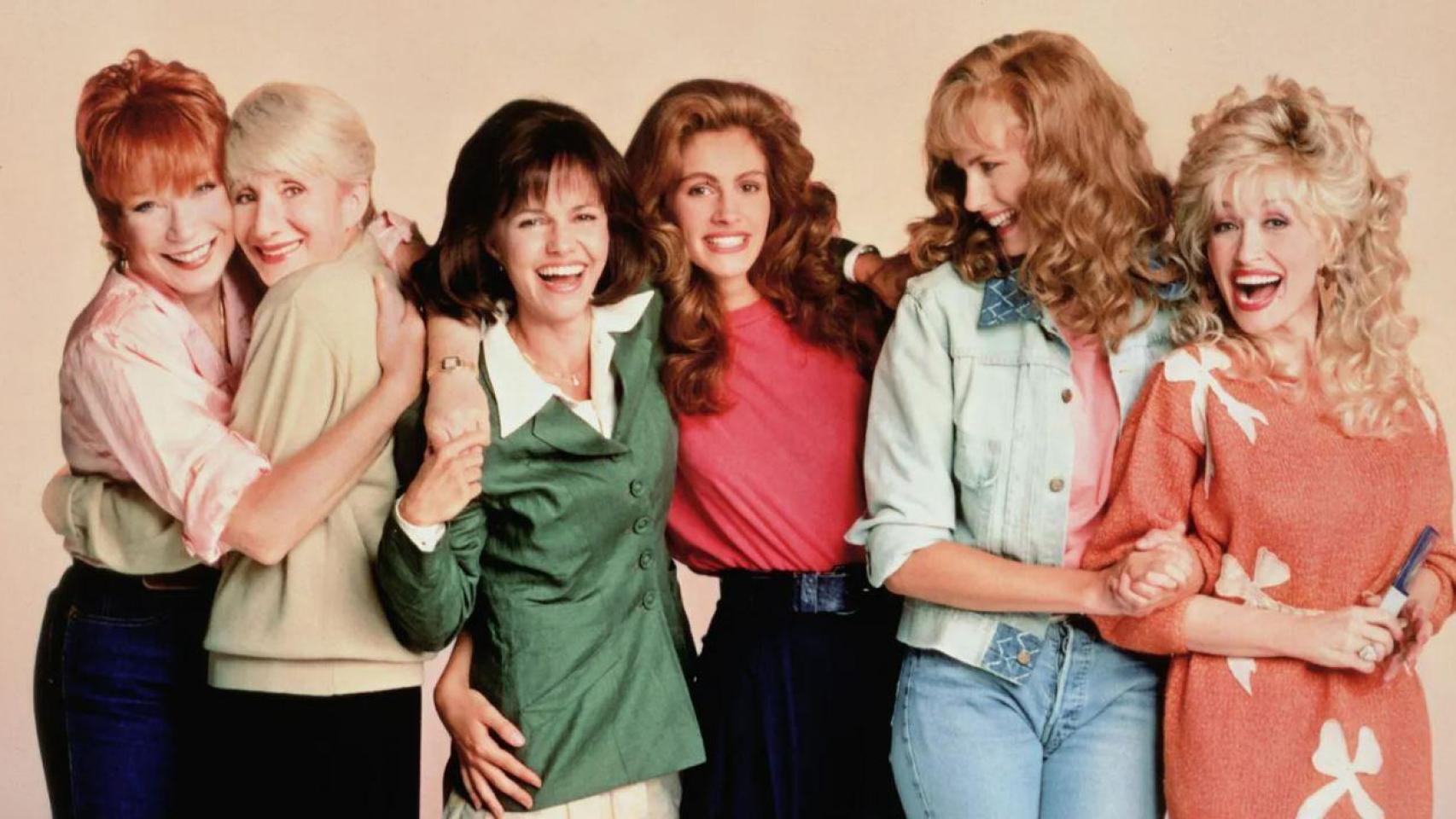 Fotograma de 'Magnolias de acero', una película sobre la amistad femenina.