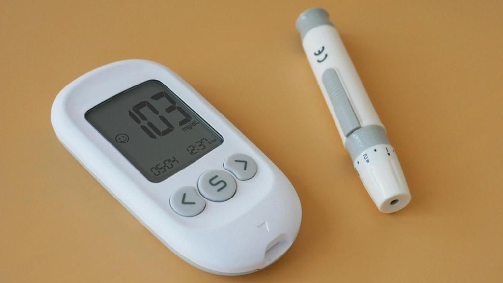 Imagen de archivo de un medidor de azúcar.