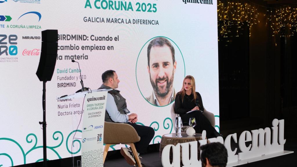 David Camba y Nuria Prieto durante su conversación en el Green Thursday 2025.