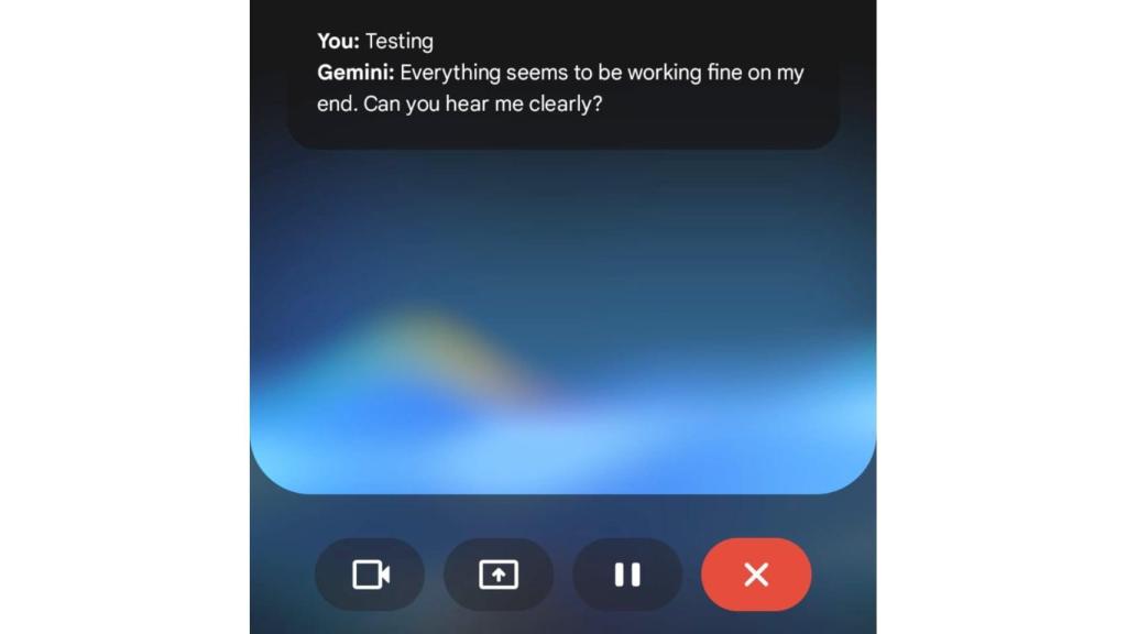 Subtítulos en Gemini Live