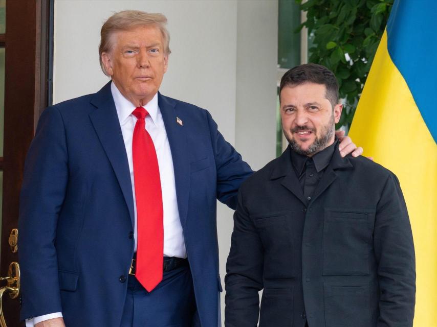Trump junto a Zelenski el pasado mes de agosto en la Casa Blanca.