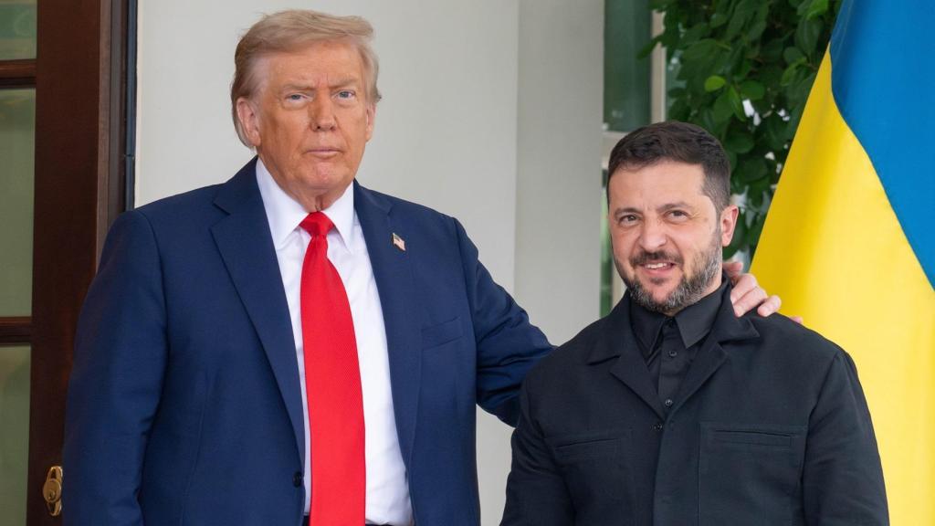 Trump junto a Zelenski el pasado mes de agosto en la Casa Blanca.