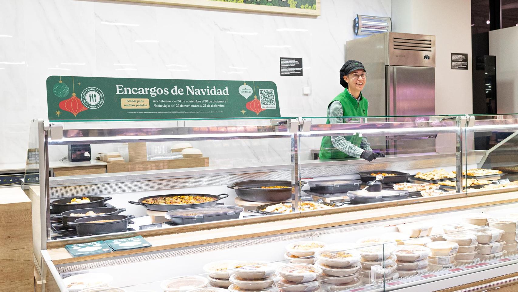 Encargos platos navideños a la sección 'Listo para comer' de Mercadona.