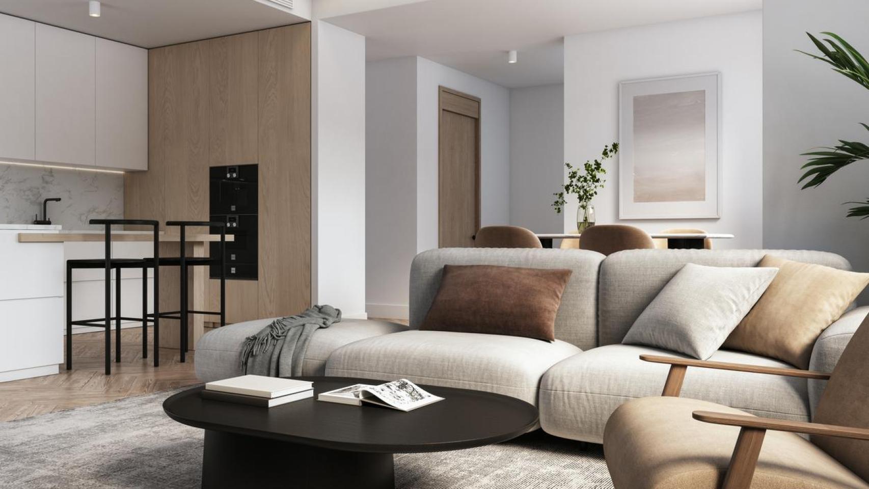 Un piso nuevo y reformado.