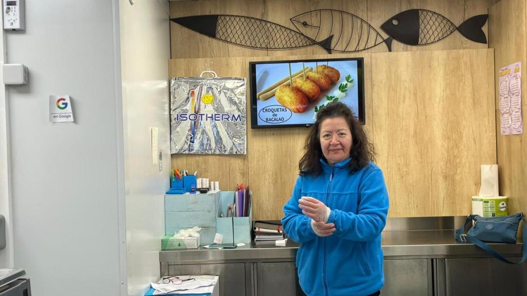 Maricarmen Pedrajas, empleada de Congelados Mare Sánchez.