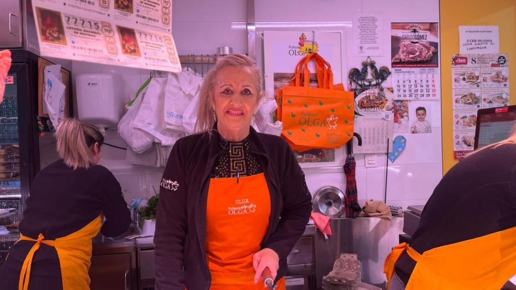 Olga Romero, dueña de Pollería Olga.