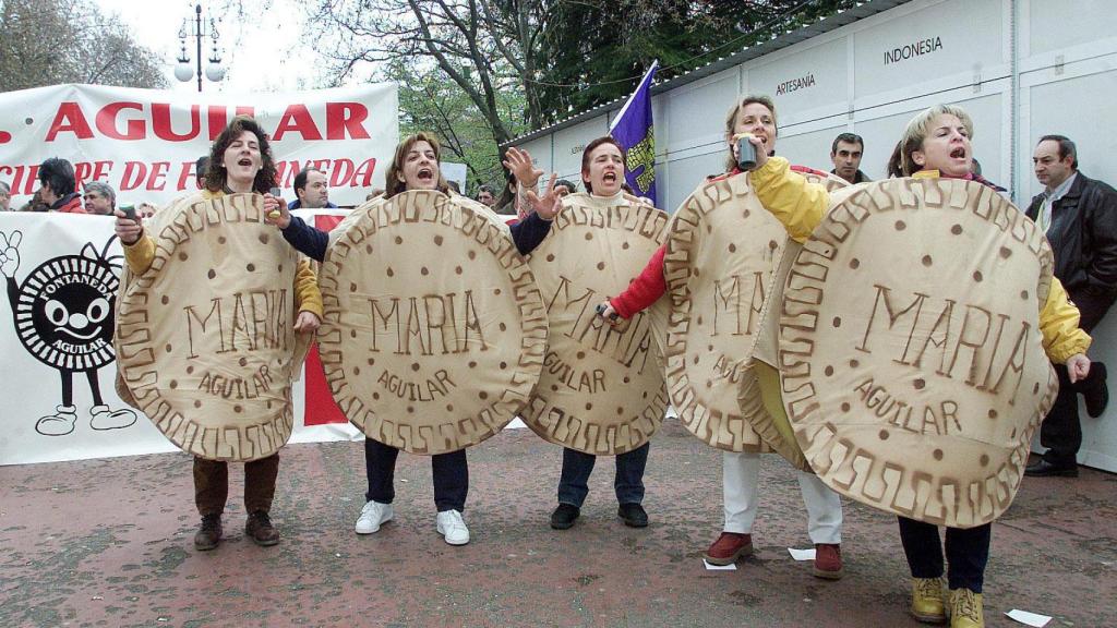 Manifestación en Palencia en apoyo  a Fontaneda en 2005