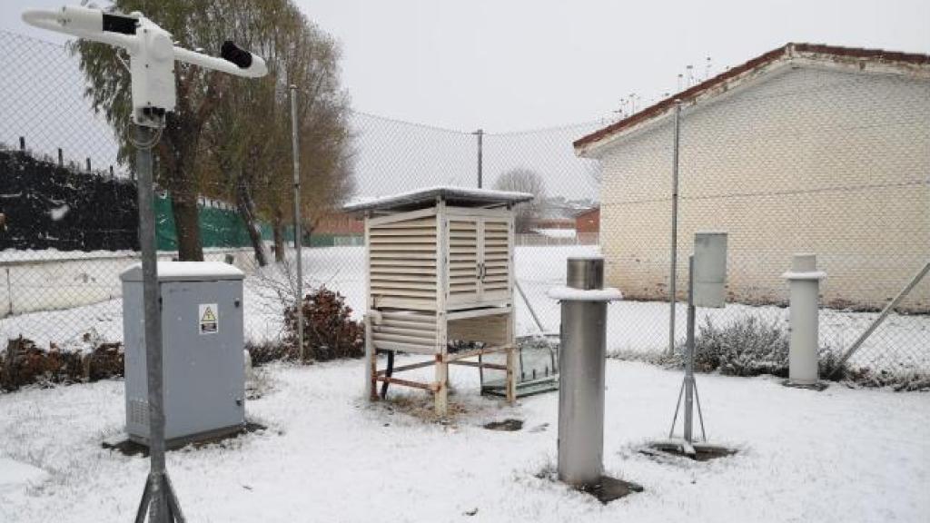 La nevada caída este viernes en Molina de Aragón (Guadalajara).