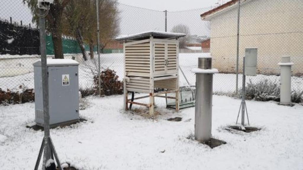 La nevada caída este viernes en Molina de Aragón (Guadalajara).