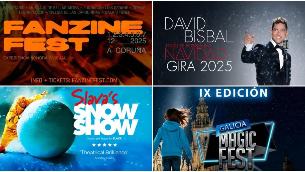 Todos los grandes eventos que acogerá A Coruña en diciembre 2025 para darle la bienvenida a la Navidad