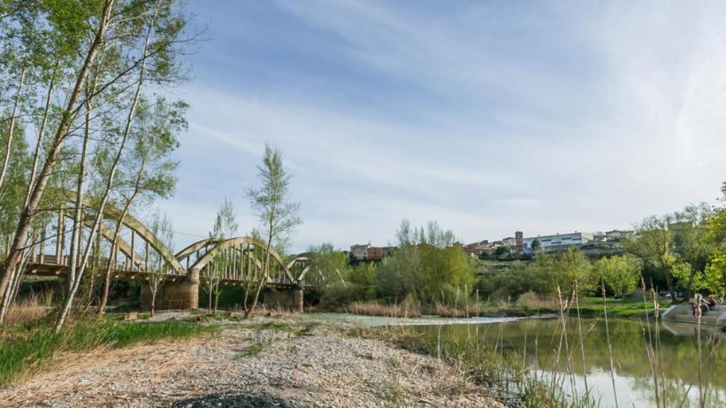 Vista del pueblo desde el embarcadero.