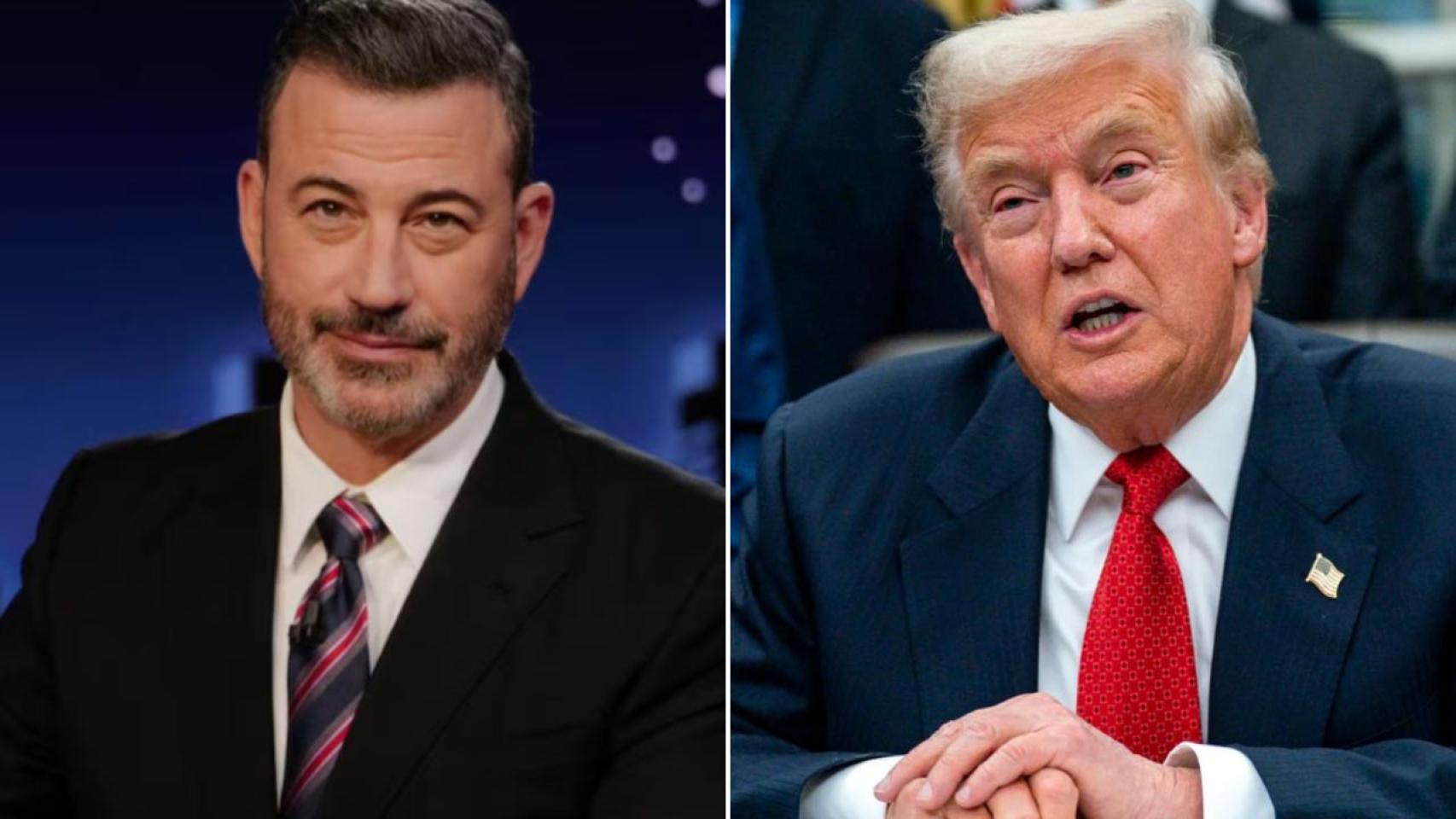 Jimmy Kimmel y Donald Trump, en un fotomontaje de BLUPER.