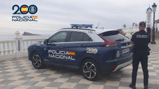 Un agente de la Policía Nacional de Benidorm.