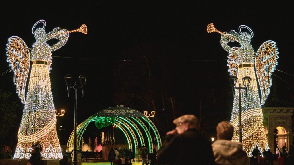 Mercado Gourmet en el Parque Grande.