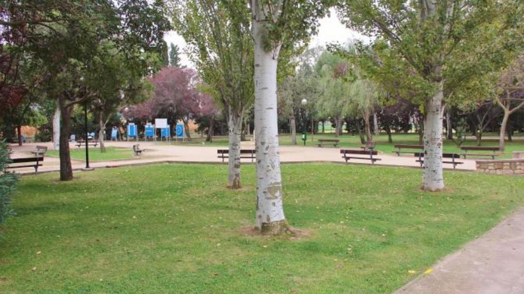 El parque de Montañana, en imagen de archivo.