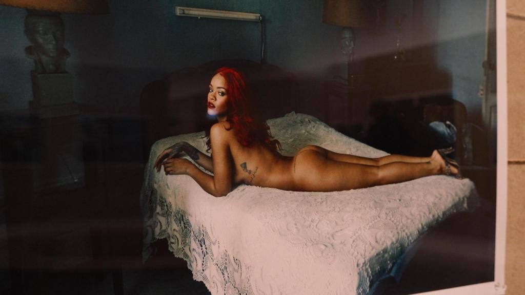 Rihanna en una fotografía de Annie Leibovitz