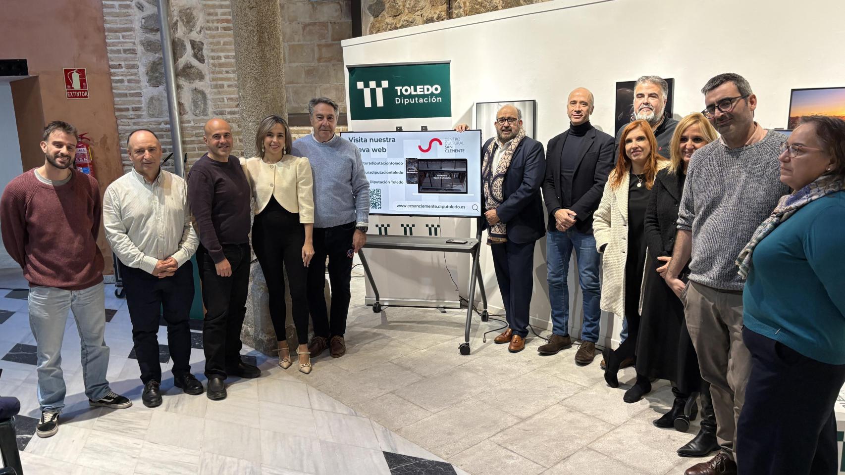 Presentación de la nueva web del Centro Cultural San Clemente de Toledo.