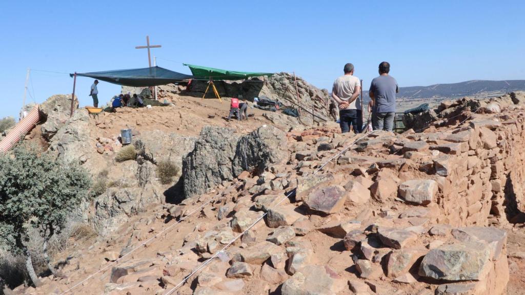 Una de las zonas del yacimiento arqueológico 'Cruz de Mayo' de Brazatortas.
