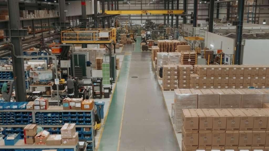 Interior de la fábrica de CEGASA en Vitoria (Álava).